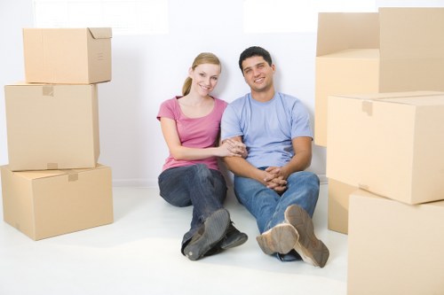 Careful furniture loading for a flat or house move near Wormwood Scrubs
