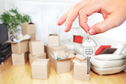 Commercial removals team navigating access and parking in west London