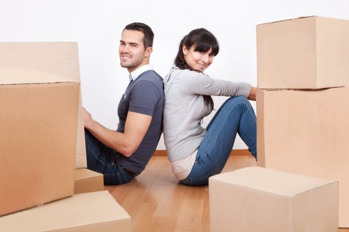Securely arranged van load with balanced items for safe transport